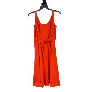 Coldwater‎ Creek Silk Dress Crinkle Fit and Flare Size 8 Artsy Boho Resort